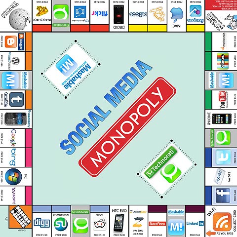 Social media facts 2013 Monopoly