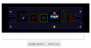Interactive Google Doodles - Pacman