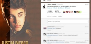 top ten tweets 2012 Justin Bieber Avalanna Twitter Tweet