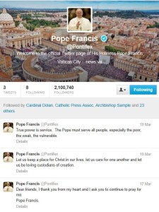 second most tweeted event in history - the Pope