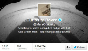 top ten tweets 2012 Twitter on Mars Curiosity Rover