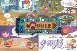Brothers Grimm Google Doodle Various Images