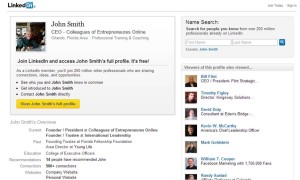 LinkedIn Company History: Profiles