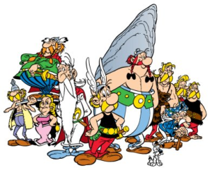 Asterix Google Doodle Characters