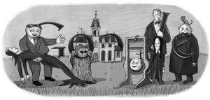 Charles Addams Google Doodle