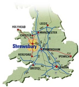 Charles Darwin Google Doodle Shrewsbury Map