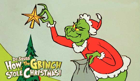 Dr Seuss Google Doodle How the Grinch Stole Christmas