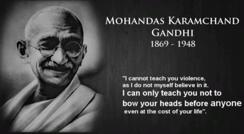 Gandhi Google Doodle Great Quote