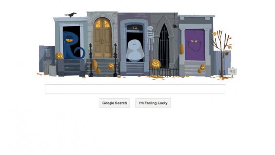 Halloween 2012 Google Doodle