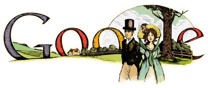 Jane Austen Google Doodle