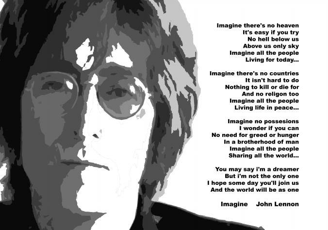 John Lennon Google Doodle Imagine Lyrics