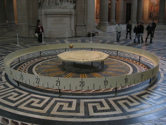 Leon Foucault Google Doodle Pendulum in Paris