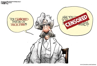 Mark Twain Google Doodle Funny Censorship