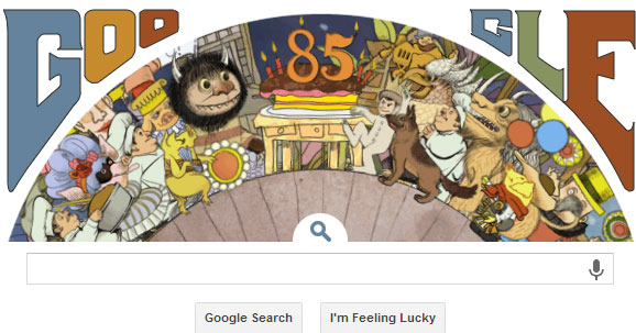 Maurice Sendak Google Doodle