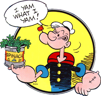 Popeye Google Doodle Spinach