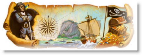 Robert Louis Stevenson Google Doodle Google Logo