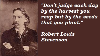 Robert Louis Stevenson Google Doodle Quote