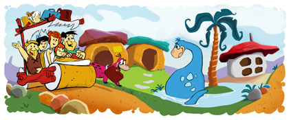 The Flintstones Google Doodle Google Logo