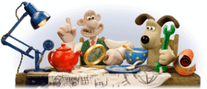 Wallace and Gromit Google Doodle