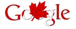 canada day google doodle maple leaf