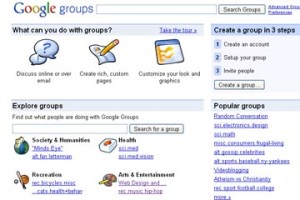 Google Groups Discussions